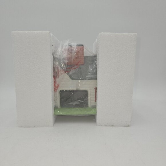 Partylite Village Farmhouse Ceramic Porcelain Tealight Candle Holder PO532 EUC 1 - Picture 7 of 12